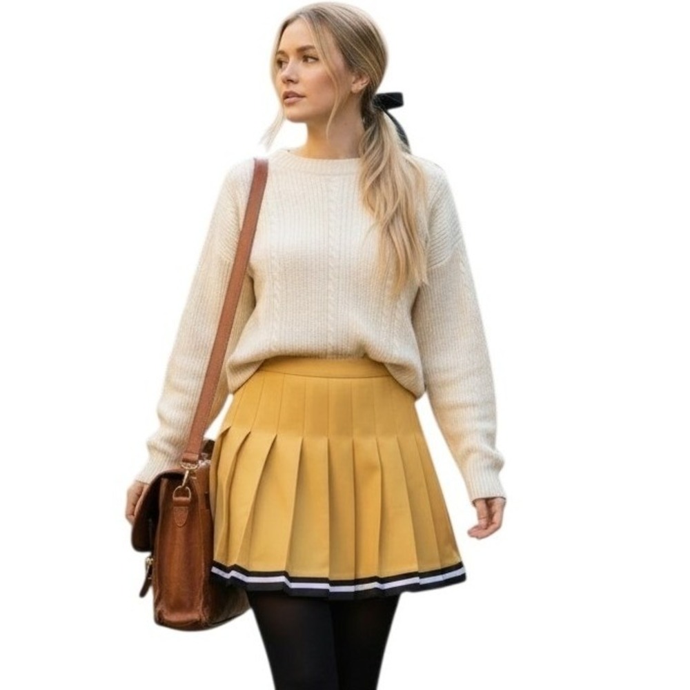 Vintage Y2k Lily's Beverly Hills Womens size 16 Pleated Academia Preppy Skirt
